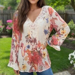 Spense Long Sleeve Top Sz Large